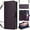 Darkpurple, variant on Wallet Case for iPhone 17 Pro Max, PU Leather TPU Protective Rugged Cover with Credit Card Slots Cash Slot Zipper Pocket Magnetic Closure Kickstand Wrist Strap & Adjustable Shoulder Strap, Black