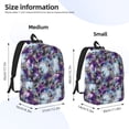 thumbnail image 2 of Fotbe Purple Marble Texture Mochila de Lona con Estampado, Mochila Duradera, Mochila Versátil de Alta Calidad, Mochila Compacta Vintage-Medium, 2 of 5
