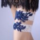 thumbnail image 5 of Ligas de boda con bordado Floral, ligas sexys de encaje nupcial, anilla para el muslo, 2 uds., 5 of 8
