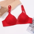 thumbnail image 5 of dmqupv Bras Wirefree for Women Women's N Smooth Stretch Lace Underwire Bra Red 40, 5 of 5