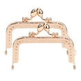 thumbnail image 2 of Tailor 2PCS  10.5 / 8.5cm Square Light Gold Purse Frame Tailor Accessories for DIY Craft, 2 of 8
