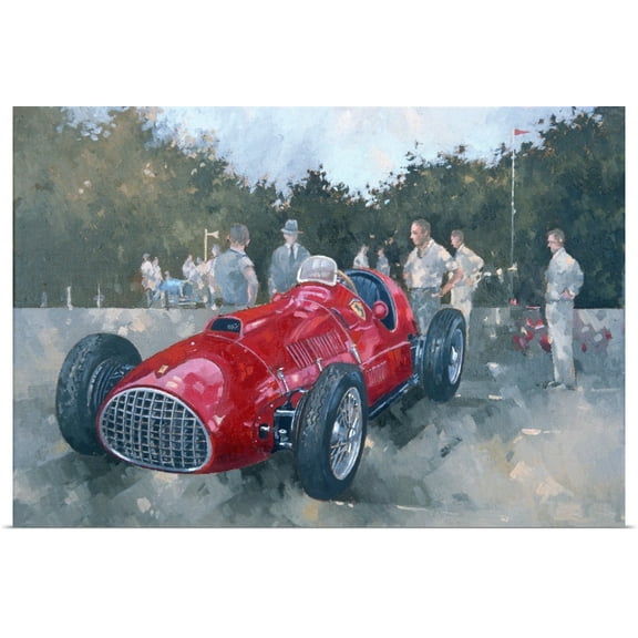 Great BIG Canvas | Rolled Peter Miller Poster Print entitled 1951 Ferrari