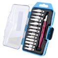 thumbnail image 2 of 14-in-1 Professional Craft Knife Set - Durable SK5 Blades for Precision Cutting & Engraving in Paper, Wood, Fabric & Scrapbooking DIY Art, 2 of 5