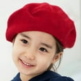 thumbnail image 2 of Ketyyh-chn99 Girls Hat Toddler Beret Hat Baby Girls Knit Hat Warm Knitted Hat Kids Fashion Red, 2 of 2