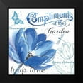 thumbnail image 2 of Nan 20x20 Black Modern Framed Museum Art Print Titled - Garden Compliments, 2 of 5