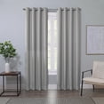 thumbnail image 2 of Sunshield 100% Blackout Colton Single Curtain Grommet, 50x84, Gray, 2 of 6