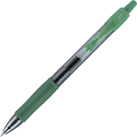 Pilot Gel Pen Retractable/Refillable Fine Point Green 31177