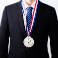 thumbnail image 3 of Medalla conmemorativa de bronce dorado y plateado para juegos de competición de fútbol escolar Tmvgtek Para estrenar, 3 of 8
