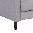 thumbnail image 4 of Muumblus 3-Seater Sofa, Modern Tufted Linen Upholstered Sofa Couch for Living Room, Gray, 4 of 10