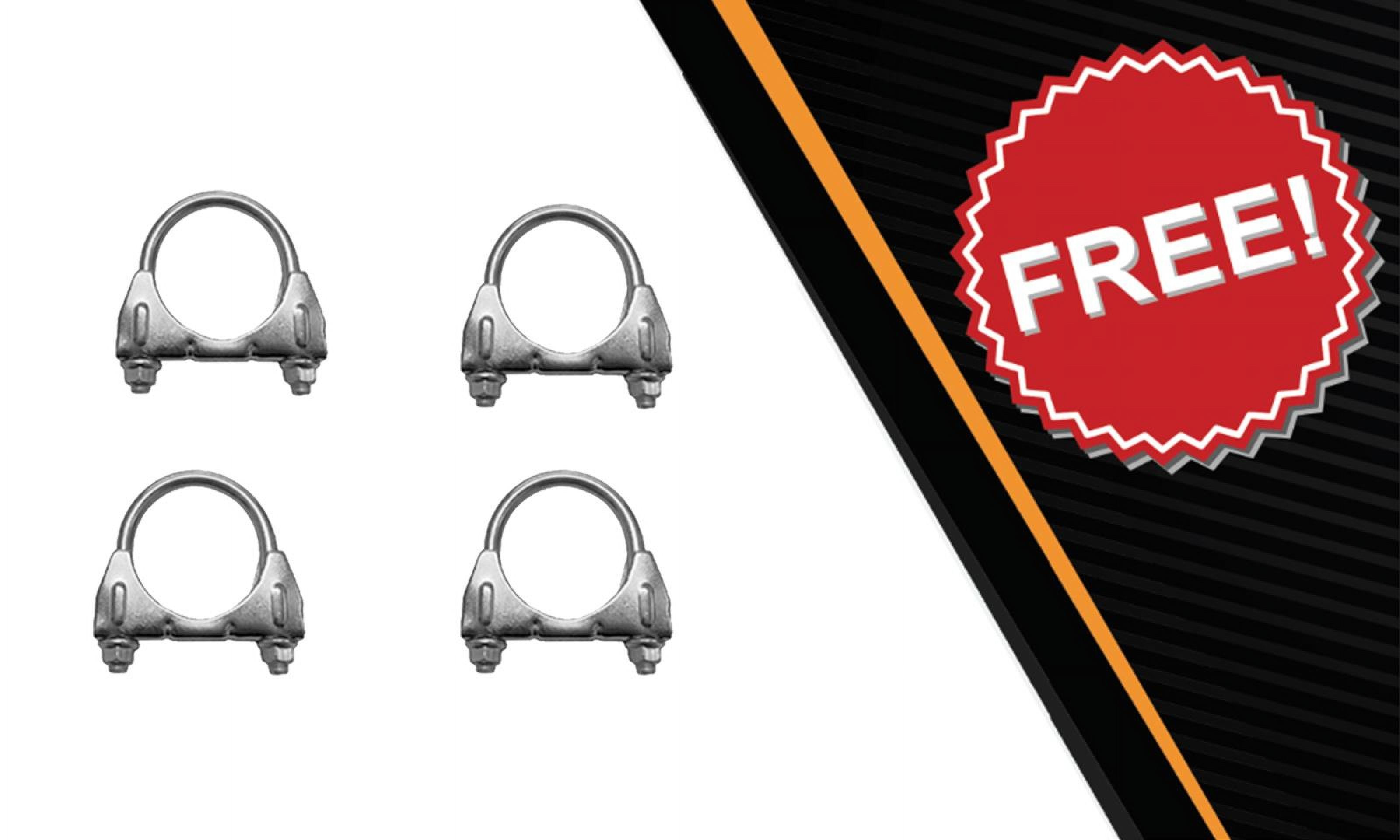 Northeastern Exhaust Stainless Steel Cat-Back Exhaust Kit Fits 2004–2008 Ford F-150 5.4L 163" WB | Extension Pipe, Muffler & Tail Pipe | Clamp Included