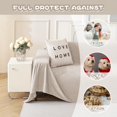 thumbnail image 2 of Dark Couch Covers for Sectional Sofa Couch Cover L Shape Couch Covers for Dogs Washable Couch Cover Banket Modern Sofa Slipcovers Super Soft Sofa Towel for Kids Pets ” x ”, 2 of 9