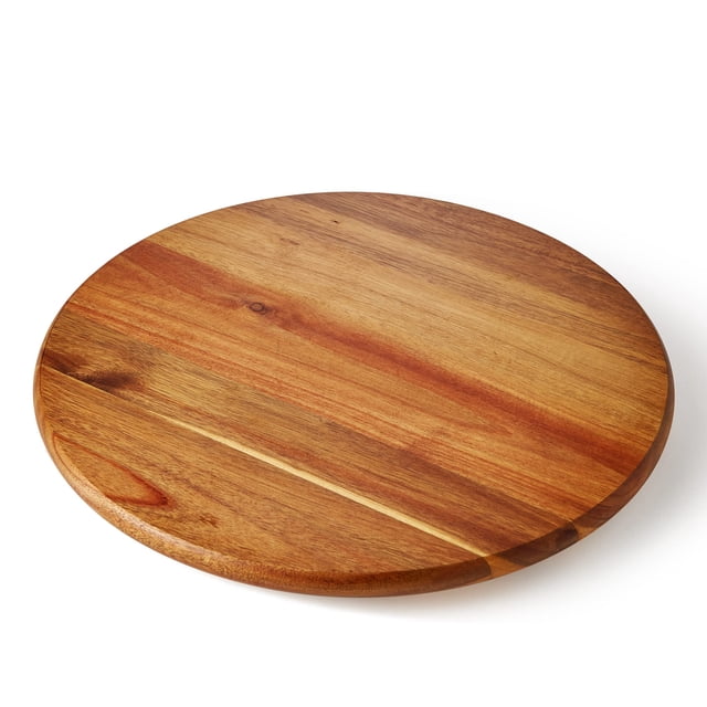 Plato giratorio Lazy Susan Oridom de madera de acacia, 14 cm