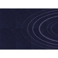 thumbnail image 1 of Ahgly Company Machine Washable Indoor Rectangle Transitional Night Black Area Rugs, 2' x 3', 1 of 7