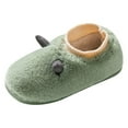 thumbnail image 2 of QISIWOLE Winter Cotton Slippers Men Women Indoor Sharp Corner Warm Plush Shoes Outdoor Couple Cotton Slippers Savings !, 2 of 6