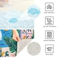 thumbnail image 3 of Yayeee Bath Rug for Bathroom Floor Non Slip Contour Fluffy Soft Absorbent Mat, 20"x24", Purple Seaside, 3 of 7