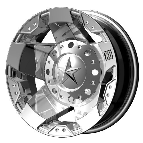 XD Series by KMC Wheels Rockstar 16X6 8X170.00 Dually Chrome Rear (134