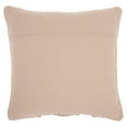 thumbnail image 2 of Mina Victory Life Styles 18x18" Cotton Woven Diamonds Throw Pillow in Blush Pink, 2 of 5