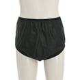 thumbnail image 2 of TiaoBug High Waist Plastic Pants with Washable Pull-on Briefs for Adults Black S, 2 of 6