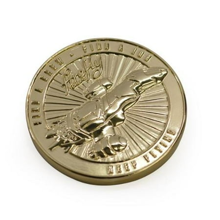 Firefly Online Challenge Coin SDCC 2015 Exclusive Gold Coin