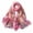 Hot Pink, variant on Chiffon Scarf, KLOY2K Women's Lightweight Scarves Floral Print Pattern Shawl Wrap Spring Summer Accessories , Blue One Size