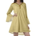 thumbnail image 3 of Moomaya Robes de Plage Imprimées Femmes Robe Aguichant Brodée Mini Robes Femmes, 3 of 4