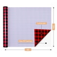 thumbnail image 2 of HTVRONT Permanent Vinyl Pattern-12" x 6ft Adhesive Vinyl Roll for Cutting Machine, Signs, Scrapbooking, Craft, Die Cutters-Red Buff Check, 2 of 7