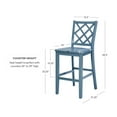 thumbnail image 6 of Powell Stacie 25" Indoor Wood Counter Stool, Graphite, 6 of 12