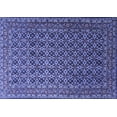thumbnail image 1 of Ahgly Company Indoor Rectangle Persian Blue Traditional Area Rugs, 2' x 5', 1 of 4