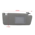 thumbnail image 2 of SCITOO Left & Right sides Sun Visor Assembly fit for 2005-2011 for Toyota Tacoma without Sunroof (Gray), 2 of 9