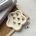 thumbnail image 3 of Heart Shape Push Pins,Set of 24 Portable Cute Decorative Tacks for Poster,QZS Gold+Silver Heart Shape Pins for Board,Wall,Home,Office, 3 of 6
