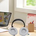 thumbnail image 1 of Almohadillas Para Auriculares, Almohadillas De Repuesto Cómodas De Cuero PU De Proteína Suave Con Esponja De Espuma Viscoelástica, Almohadillas De Repuesto Para Q100 Y Q350, 1 of 7
