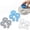 White+Grey+Blue, variant on 5 Pack Pottery Foot Ring Tool, Pottery Foot Ring Tool Clay Base Aligner for Ceramic, Aligned Foot Ring Template for Ceramics, Even Foot Press for Pottery Bowls, DIY Wheel Projects