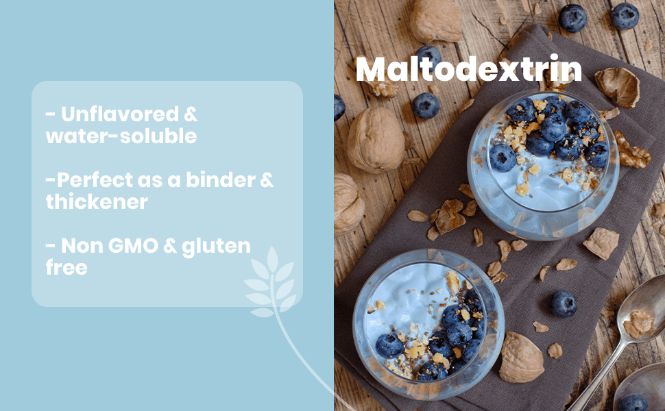 Pure Original Ingredients Maltodextrin Powder 5 lb Binder & Thickener, Unflavored, No Additives
