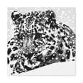 thumbnail image 1 of Snow Leopard Pointillism - Canvas, 1 of 10