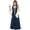 Blue, variant on Girls Renaisance Dress Kids 𝖬edieval Princess Outfit Girls Square Collar Bundle Waist Long Sleeve Maxi Dress Dance Dress Teens