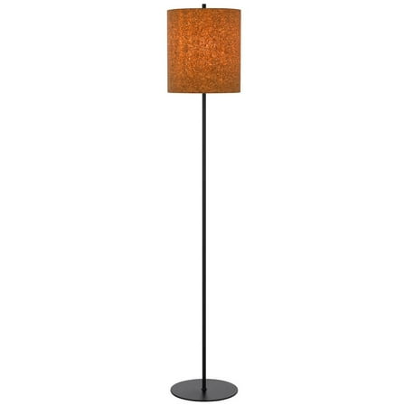Cal Lighting 100W metal floor lamp with corks shade