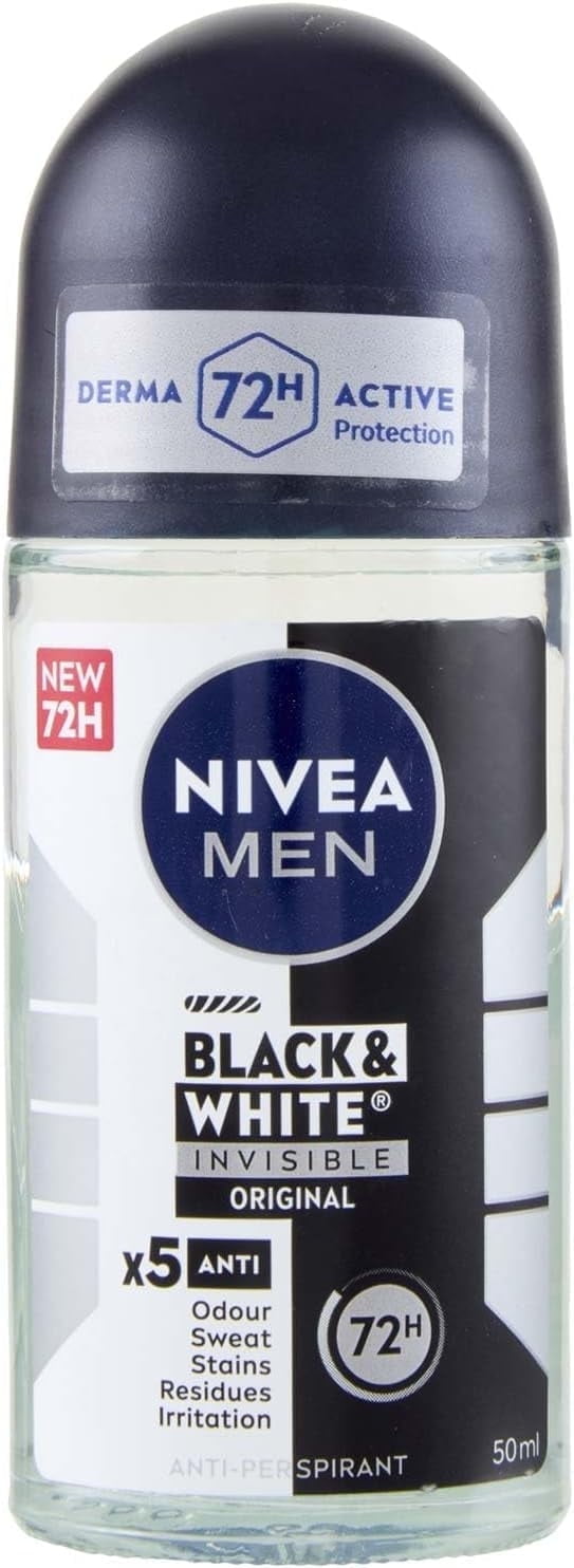 NIVEA Men Black & White Invisible Spray Deodorant, 150ml, Anti