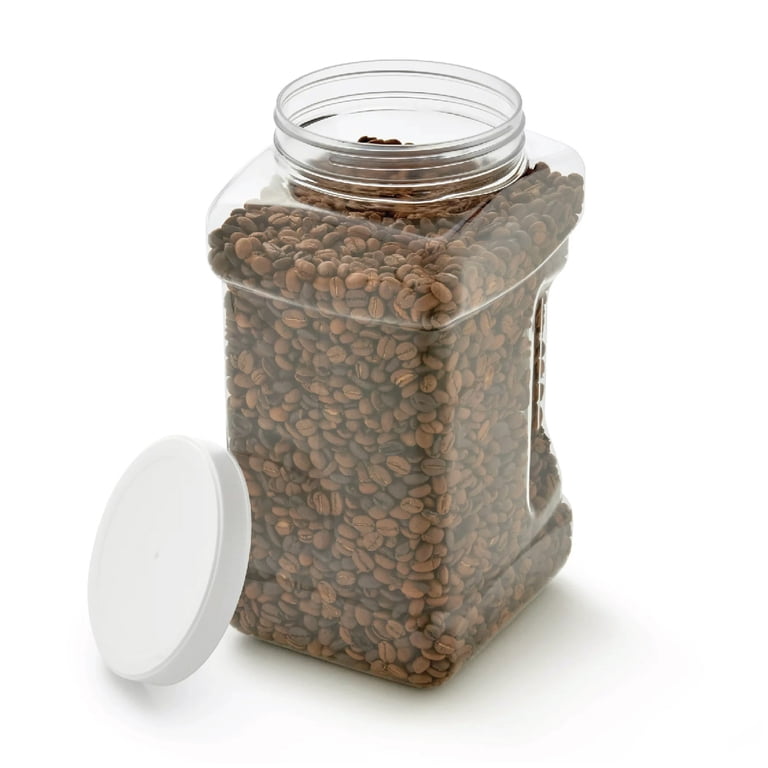 Mainstays 4-Quart Clear Plastic Canister with Twist-Top Lid photo 3