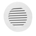 thumbnail image 1 of Évent Rond en Plastique Blanc 4 Pouces, 1 of 2