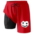 thumbnail image 3 of Letdown Mens Swim Trunks with Compression Liner 9 Inch Inseam Swim Shorts Swimming Swim Board Shorts for Men with Pockets, 3 of 3