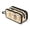 Cartoon Bear with Leaf, variant on Large Pencil Case 3 Compartment Pencil Pouch Portable Pen Bag for Teen Adults Cartoon Lion and Elephants