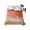 Burnt Orange, variant on Red Ombre Coastal King Size Flat Sheet Only, Hotel Luxury Microfiber Bed Top Sheets, Summer Nautical Beach Ocean Seaside Soft Breathable Bedding Sheet for Bedroom, Easy Care - 105" x 98"