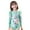 Green809, variant on MEZZALL Kids Toddler Girls Long Sleeve Floral Printing Beach Bathing Suit Girls Swimwear Swimsuit Breathable Baby Swim Wear