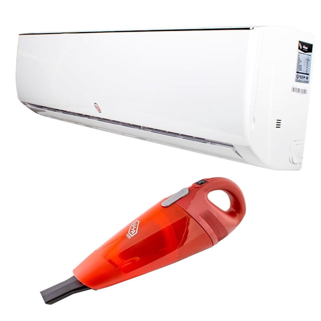 Kit Mini Split 1 Ton. 220 V. Frío y Calor IUSA + Aspiradora de Mano