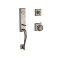thumbnail image 2 of Baldwin Reserve Scdelxtratsr150 Single Cylinder Del Mar Handleset Traditional Knob and Traditional Square Rose Satin Nickel Finish, 2 of 3