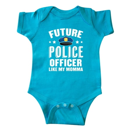 

Inktastic Future Police Officer Like My Momma Gift Baby Boy or Baby Girl Bodysuit
