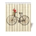 thumbnail image 1 of Cortina de Ducha ABPHQTO Vintage con Flores Impermeable 160x180 cm, 1 of 2
