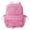 Pink, variant on AURORADY Hot Sales 2026 Grey Mesh Elastic Cross Bungee Cord Dual Front Zipper Pockets See Through Net Swimming Beach Gym Travel School Backpack Dual Drawstring Side Mesh Bottle Pockets