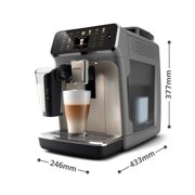 Philips 5500 Fully Automatic Espresso Machine - LatteGo Milk System, 20 Coffee Varieties, Intuitive Touch Display, SilentBrew, Ceramic Grinder, AquaClean Filter