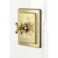 thumbnail image 3 of Kingston Brass KB6147AX Revival Single-Handle Pressure Balanced Tub and Shower Faucet, Brushed Brass, 3 of 7